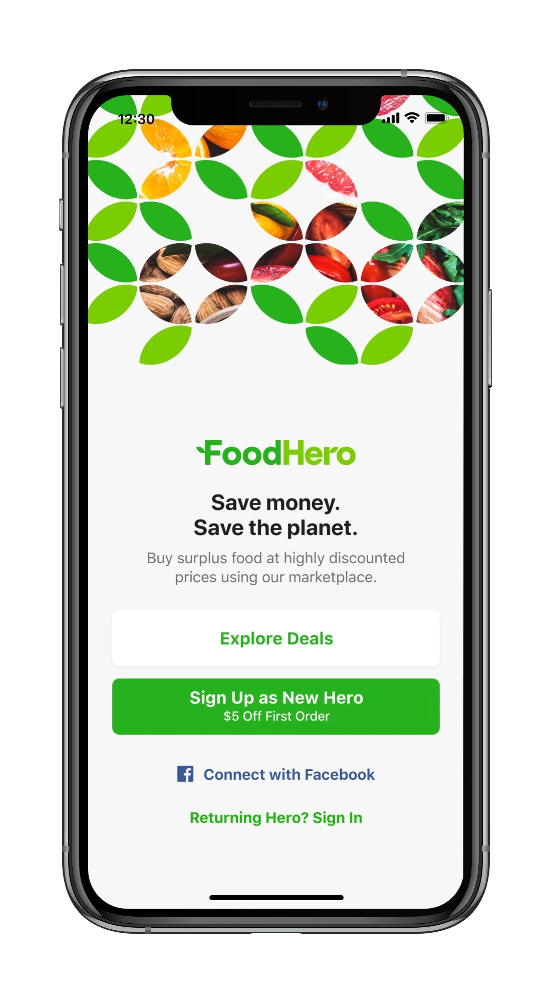 FoodHero app screenshot