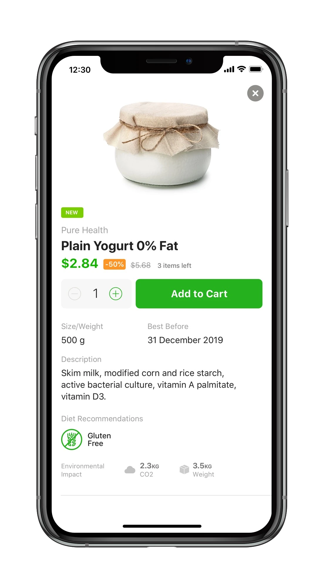 FoodHero app screenshot